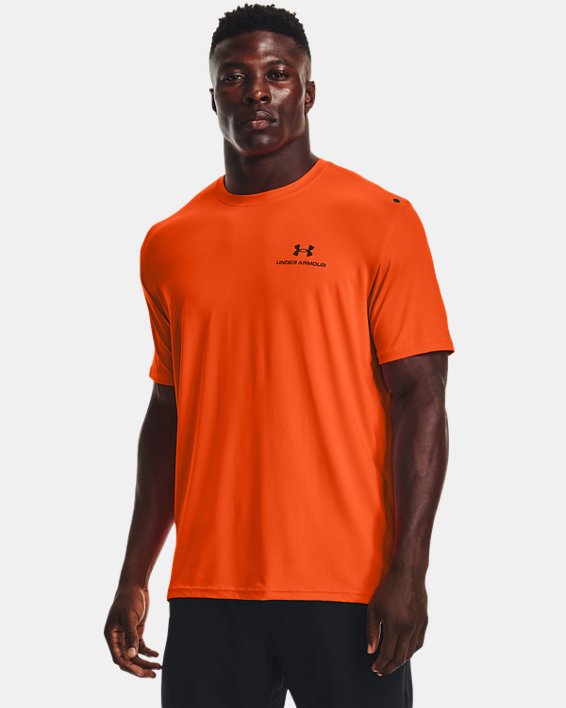 Men's UA RUSH™ Energy Short Sleeve, Orange, pdpMainDesktop image number 0